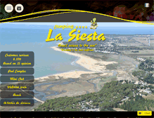 Tablet Screenshot of en.camping-la-siesta.com