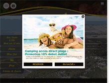 Tablet Screenshot of camping-la-siesta.com